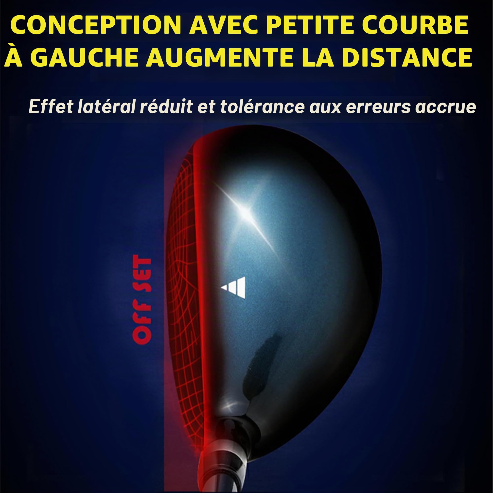 PGM G300 Lot complet de clubs de golf hybrides pour homme Titane #1 avec biais en fer haute résistance avec sac de support (droitier, 12 bâtons, rigides)