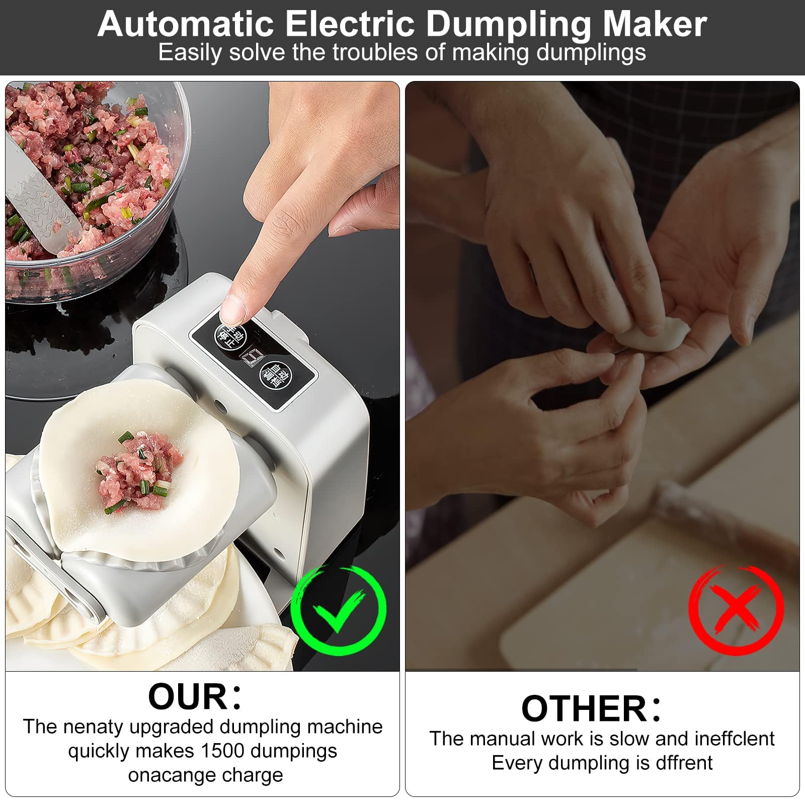 Stampo per Ravioli, Automatica Ravioli Gnocchi Maker Ravioli Stampi Prepara Rapidamente Gnocchi Empanadas Per La Macchina Per Gnocchi In Casa e Cucina Acciaio Inox Accessories