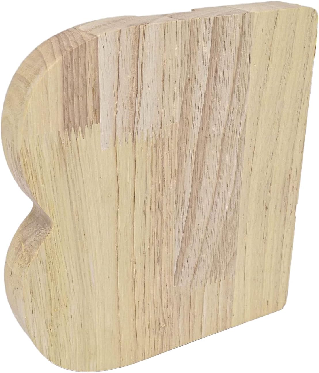 FixtureDisplays® First Name Initial Personalized 7" Tall Wooden Kids Letter Piggy Bank Custom Name Coin Bank, Wood Alphabet Letter Bank Money Box Birthday Home Decoration - Letter "B" 15553NEW-B-1D