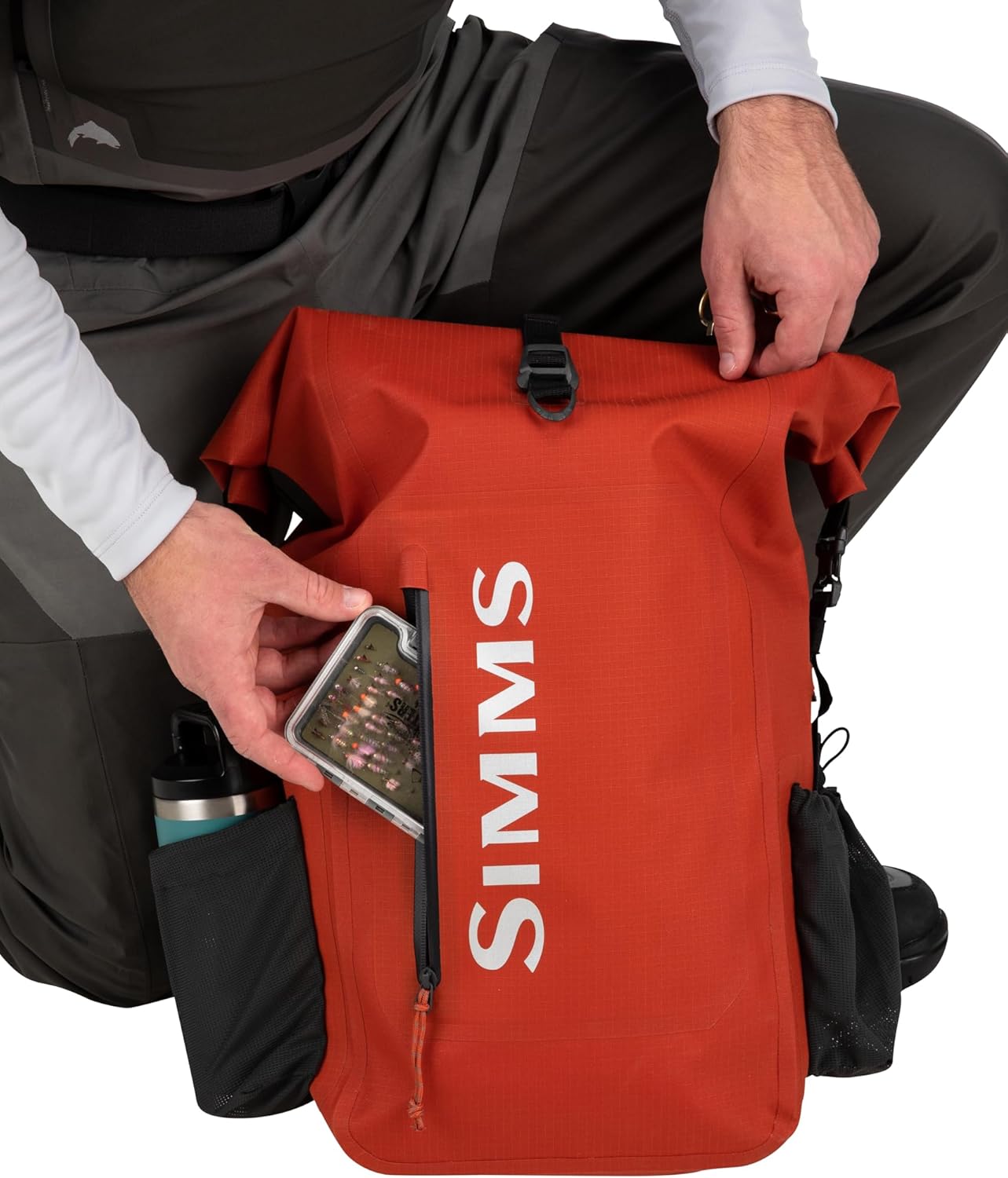 Simms DRY CREEK ROLLTOP BACKPACK ORANGE