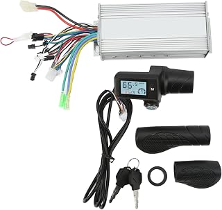 Shipenophy Electric Bike Brushless Controller, Easy Operation 36V 48V 1000W Electric Bike Retrofit LCD Panel for Modification