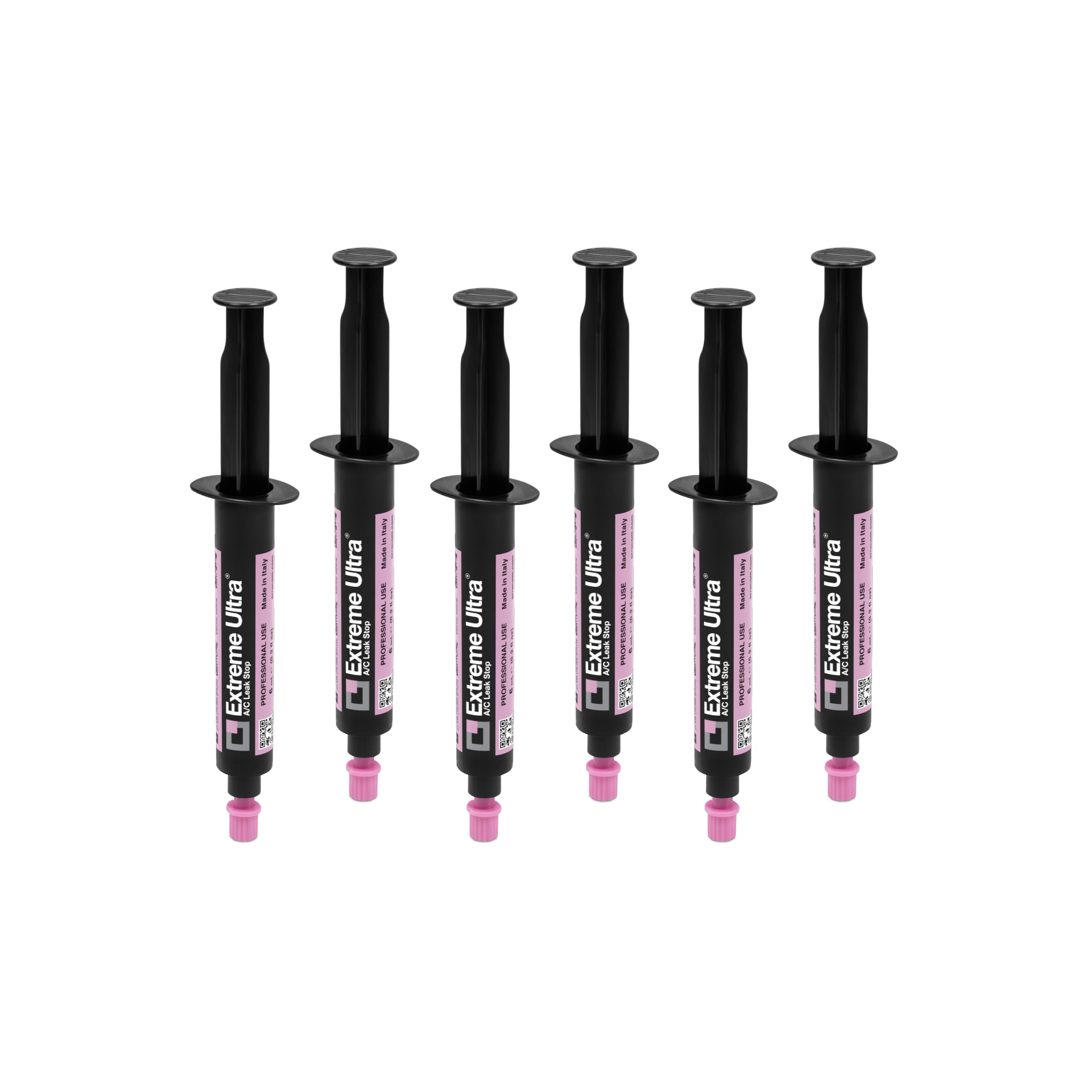 ERRECOM Extreme Ultra - 6 x 6 ml, Dichtungsmittel für Klimaanlagen und Kühlsysteme und für Kfz-Klimaanlagen (Adapter nicht enthalten)