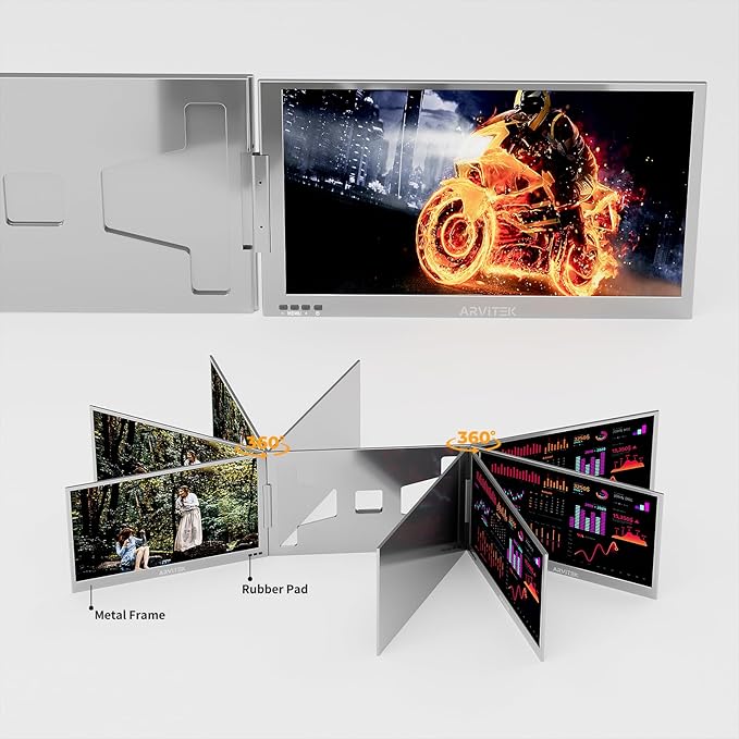 Monitor Extensor Triple 15.6 Pulgadas FHD IPS miniatura 5