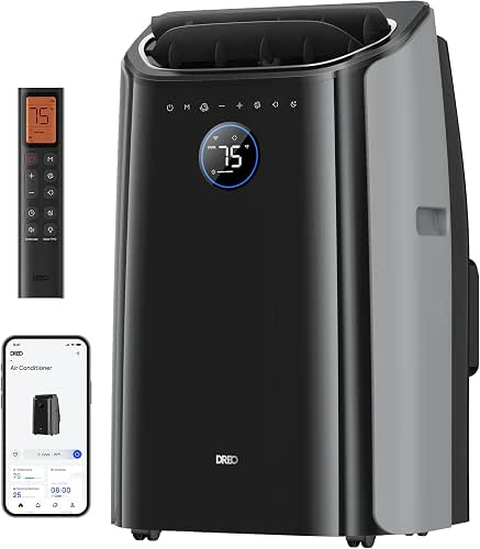DREO Portable Air Conditioner 515S, 12000 BTU ASHRAE (8000 BTU