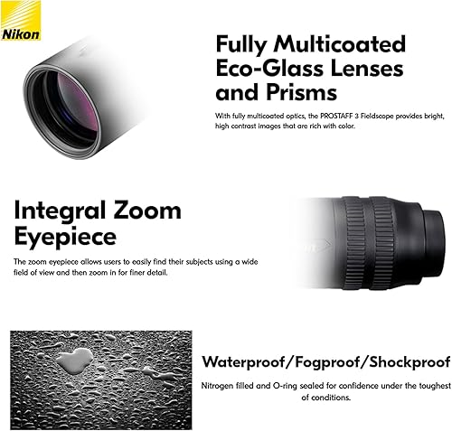 Miniatura 5 de Nikon PROSTAFF 3 - Conjunto de 16-1.890x2.362 in, color negro