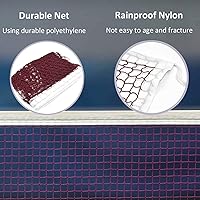 Vista 4 de Red de bádminton Glodwheat para deportes al aire libre e interior fitness bádminton pickleball red de repuesto para patio trasero playa jardín