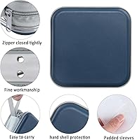 Vista 32 de Funda para CD, capacidad para 40 unidades, para CD/DVD, cartera, de plástico duro, DVD, para coche, hogar, oficina, viajes (negro)