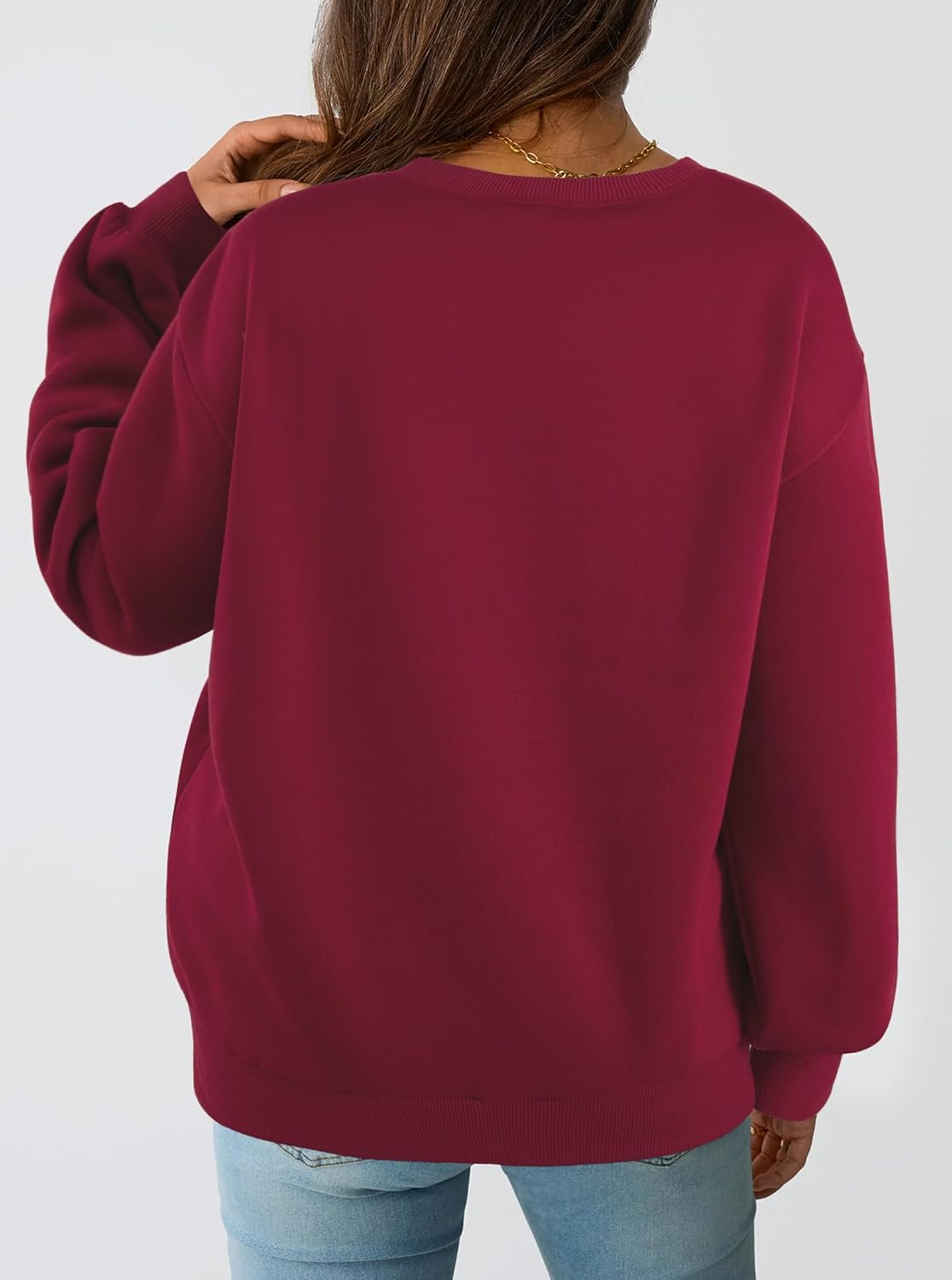 Hilinker Women's Graphic Crewneck Sweatshirts Casual Loose Long Sleeve Pullover Tops - Image 4