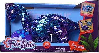 Fur Star Sparkling Dinosaur With Remote Control For 3 Years And Above - Multicolor