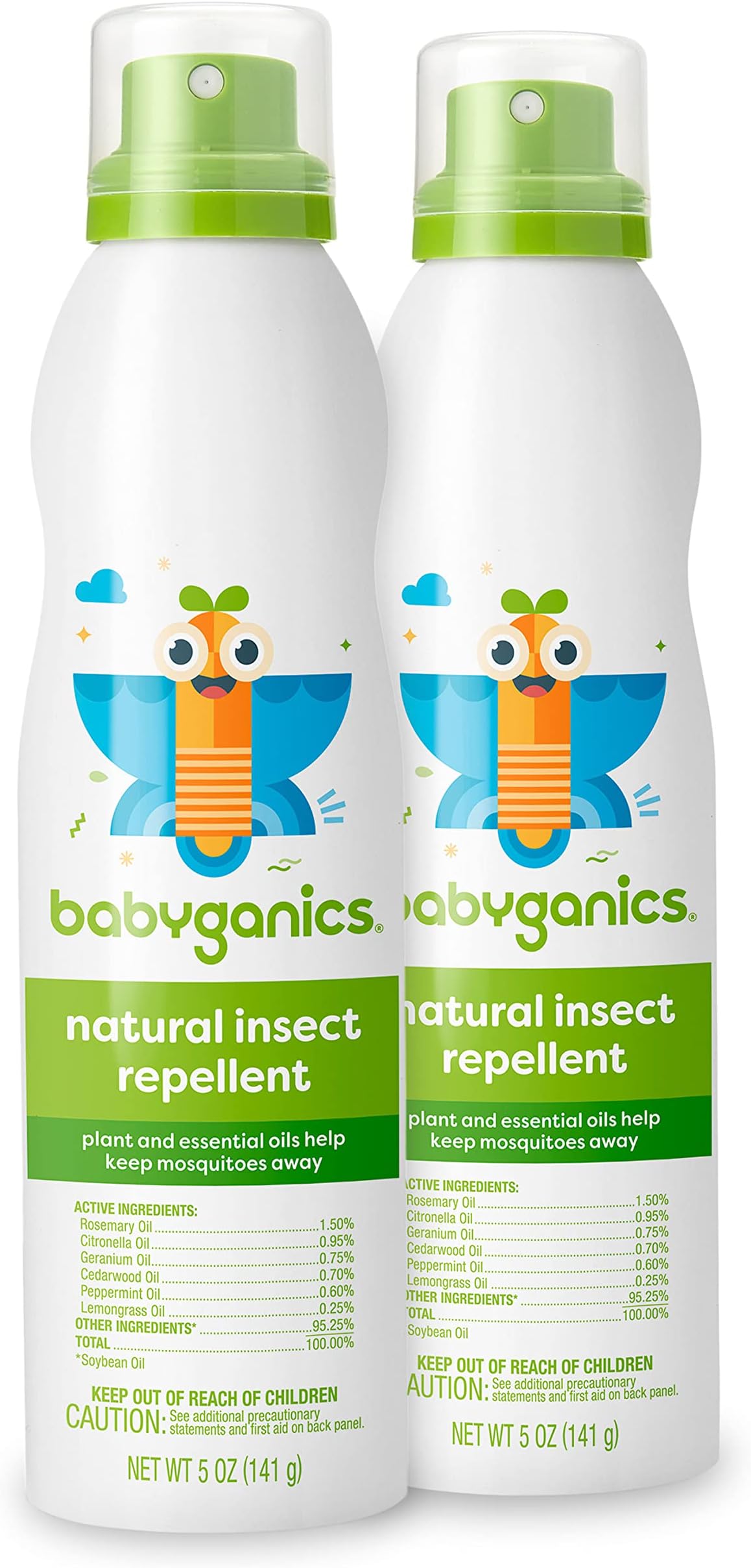 Babyganics Insect Repellent Continuous Spray 5 oz Health