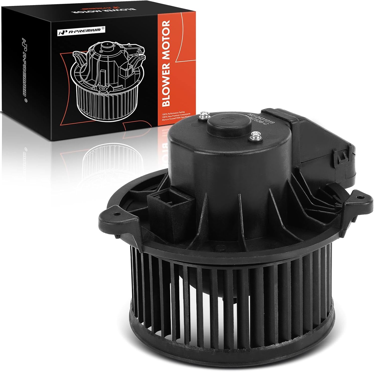 A-Premium Front HVAC Heater Blower Motor Compatible with Ford Transit-250/Transit-350/Transit-150/Transit-350 HD 2015-2017, 3.5L 3.7L, with Fan Cage