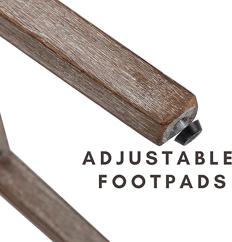 Miniatura 6 de Juego de 2 Taburetes de Bar de Altura de Mostrador Taburetes de Bar Giratorios de 27.5" Silla de Bar Tapizada de Lino Taburetes de Cocina con Lino -