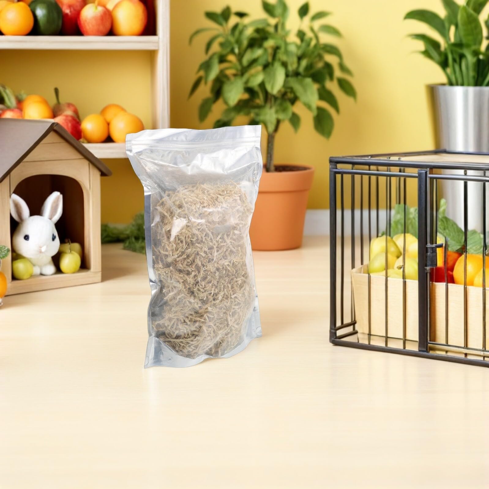 UPKOCH Hängendes Kauspielzeug Für Kaninchen Snackspielzeug Aus Holz Für Hamster Trockenfrüchte-leckerlis Für Chinchillas Kauspielzeug Für Kleintiere Kaublock Für Backenzähne Naturholz Kau