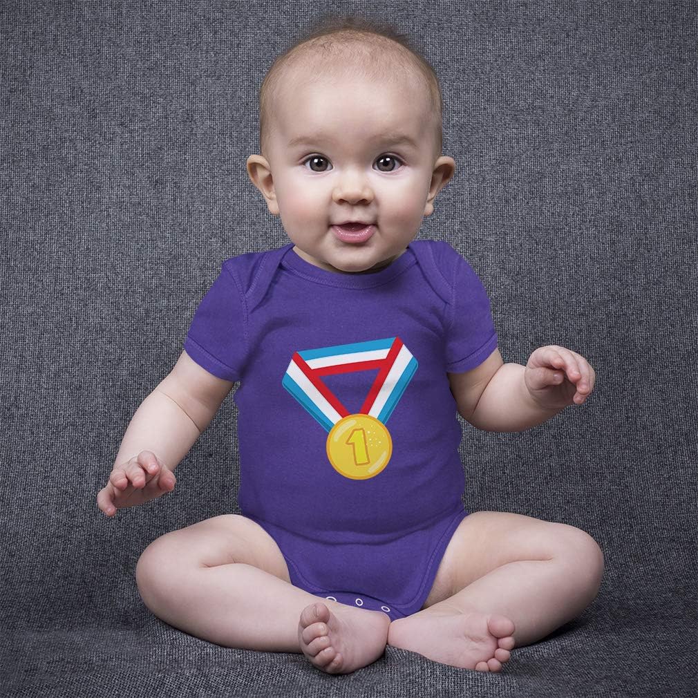 Cute Rascals Baby Bodysuit Medal Birthday 1 Girly Others Funny Boy & Girl Baby Clothes Cotton