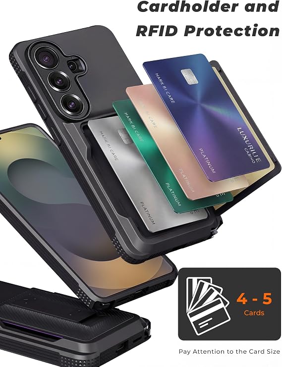 for Samsung Galaxy S26 Case Wallet with Card Holder