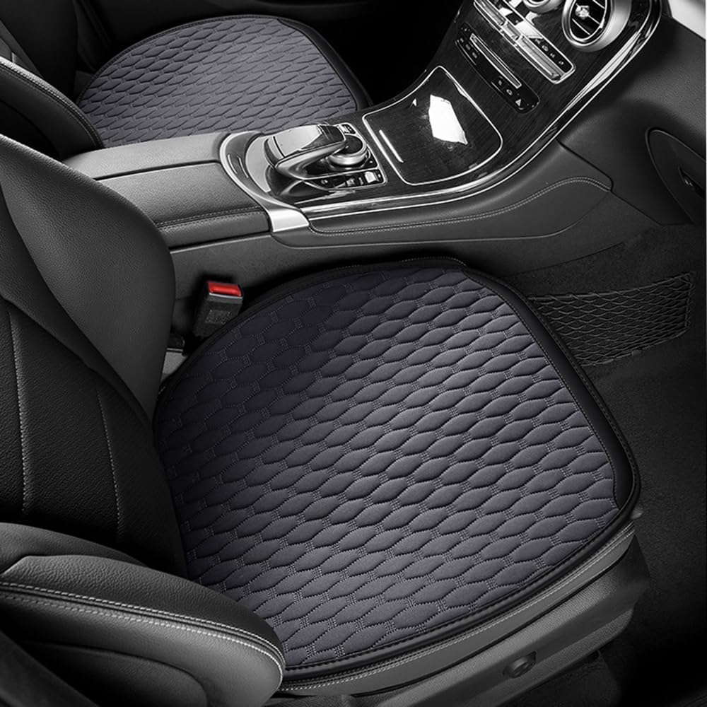Car Seat Cushion for Buick Lacrosse 1.Generation 2004 2005 2006 2007 2008, Suitable for All Seasons Breathable Lightweight Soft Seat Pad,Grey-2pcs Front seat Cushion