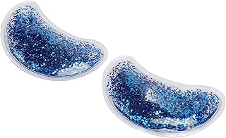 Reusable Under Eye Patches, Under Eye Gel Pads for Puffy Eyes, Dark Circles Under Eye Treatment Gel Ice Pack, Gel Collagen Under Eye Mask for Puffy Eyes, Skincare, Hydrating, Moisturising(Blue)