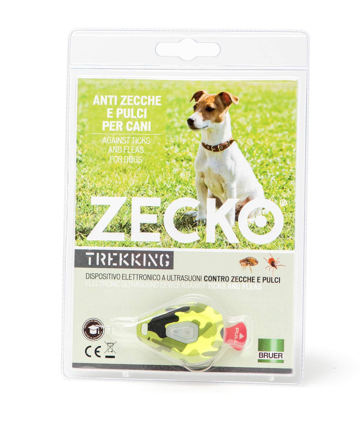 ueber zecko Dog Army Repellente ELETTRONICO ZECCHE/PULCI A Emissione Elettronica di ULTRASUONI per Cani