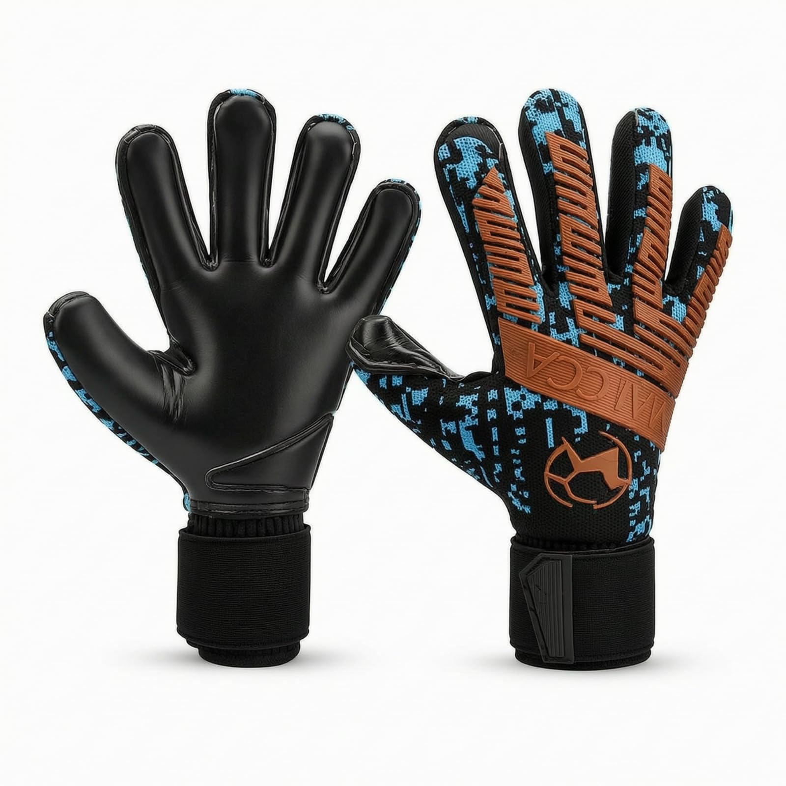 Guantes de Adulto Guantes de Fútbol Guantes Deportivos Guantes de Arquero con Palma de Látex Acolchada y Agarre Seguro en Todas Las Condiciones