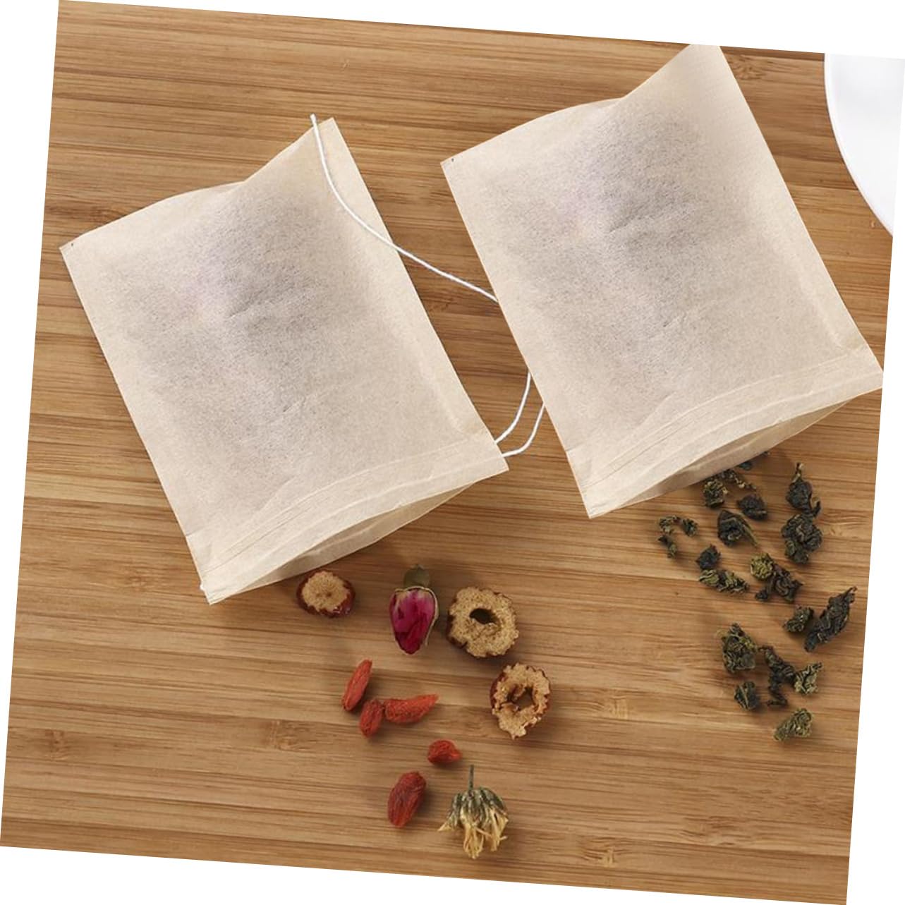 2 Juegos Bolsa De Filtro De Té Bolsa De Filtro De Café Colador Infusor Filtros Cesta Bolsas De Te Bolsas Te Bolsa De Filtro De Especias Bolsa De Especias Papel Brown 400 Uds * 2 Cabilock