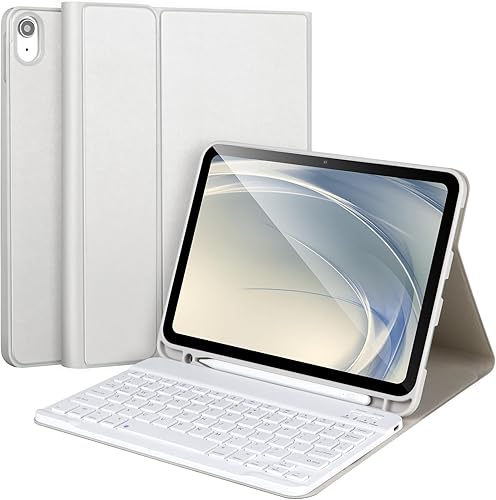 Miniatura 15 de Funda para iPad 11/10ª generación con teclado, funda de teclado Bluetooth desmontable para iPad A16 2025 de 11 pulgadas/10ª generación 2022 de 10.9