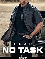 Vista 3 de CQR - cinturón táctico, cinturón resistente, estilo militar, correa de nailon, hebilla de liberación rápida. Paquete de 2 Dura Nylon Negro/Negro