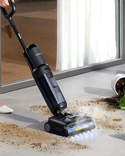 Tineco Floor One S7 Stretch Steam Cordless Wet Dry Vacuum Steam Mop All-in-One, 320℉ HyperSteam, 180° Lay-Flat, Anti-Tangle Design, FlashDry Self-Cleaning, Up to 75 Min Runtime