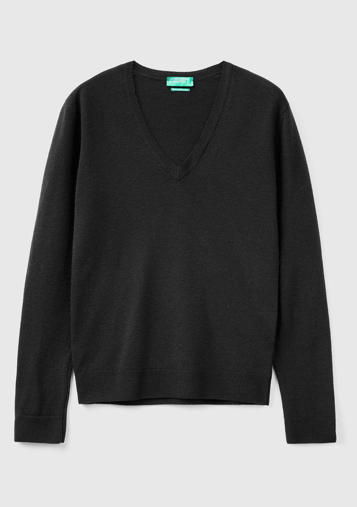 United Colors of Benetton Maillot Col V M/L 1002d4488 Sweater Femme (Lot de 1)