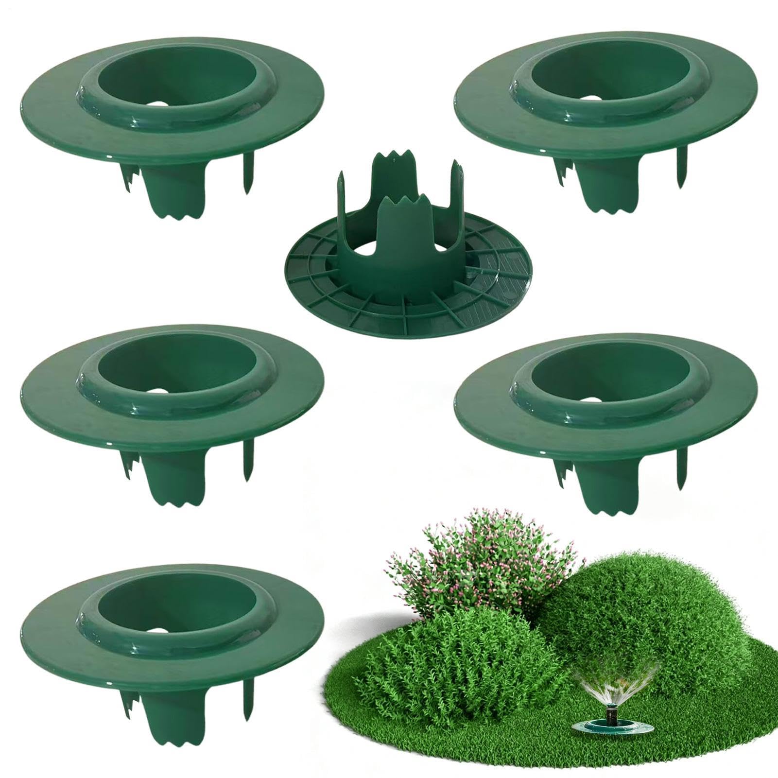 Protección de aspersores para cuidar el césped de la granja y mantener el patio trasero perfecto