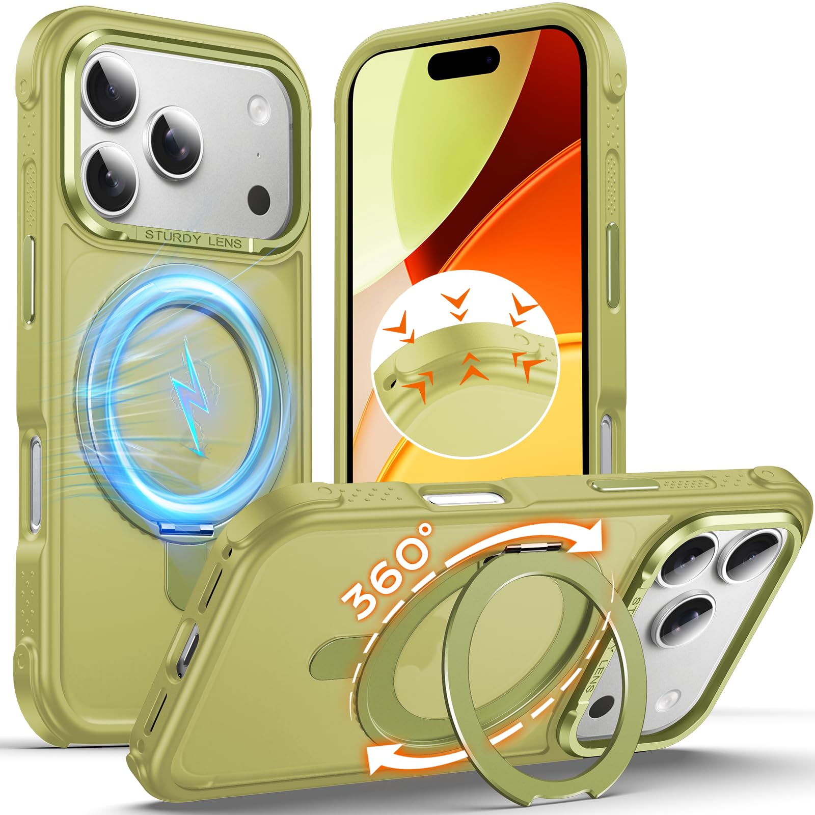 Coque iPhone 17 Pro translucide mate haute protection avec MagSafe - 8