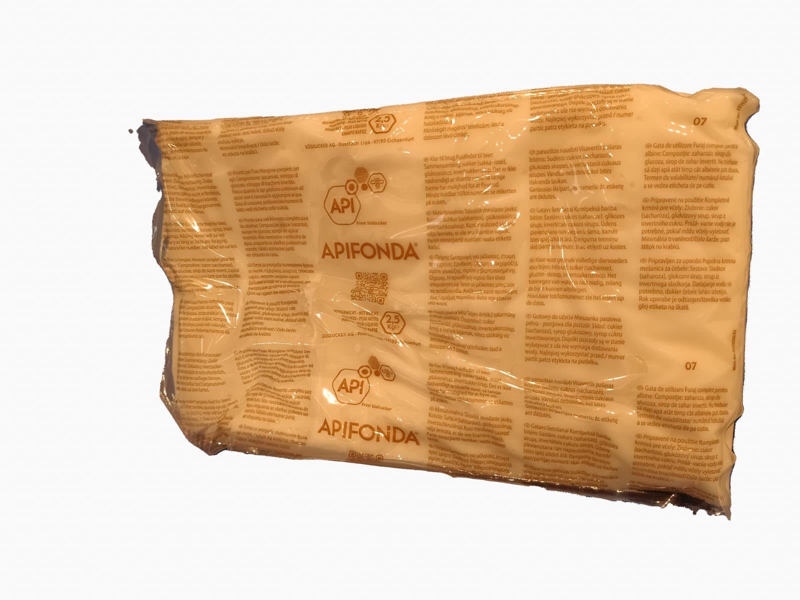 Apifonda Zucchero Meridionale Per Api, 12 X 1 Kg, Sacchetto In Cartone – Pasta Alimentare Api – Sciroppo Di Mangime Per Api – Pasta Alimentare Per Api