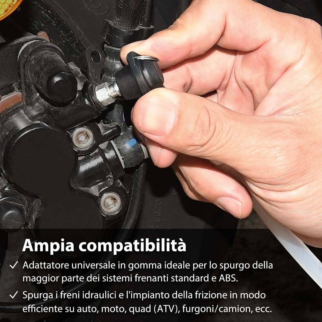 FIRSTINFO A11573EU | 1L | Spurgo dei Freni ad Aria | Estrattore del Liquido dei Freni