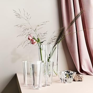 Iittala 1007154 Alva Alto Collection Base, 9.8 inches (251 mm), Clear