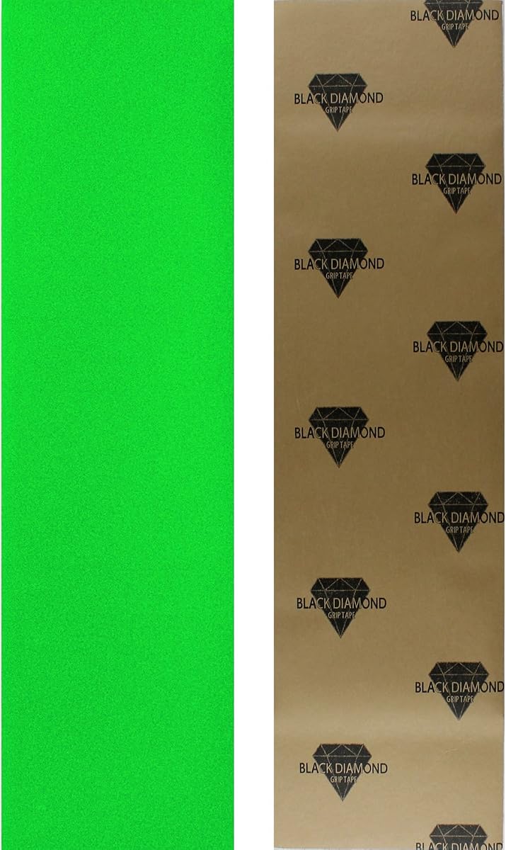 Hoja de cinta de agarre para monopatín Longboard Black Diamond, 10 "x 48"