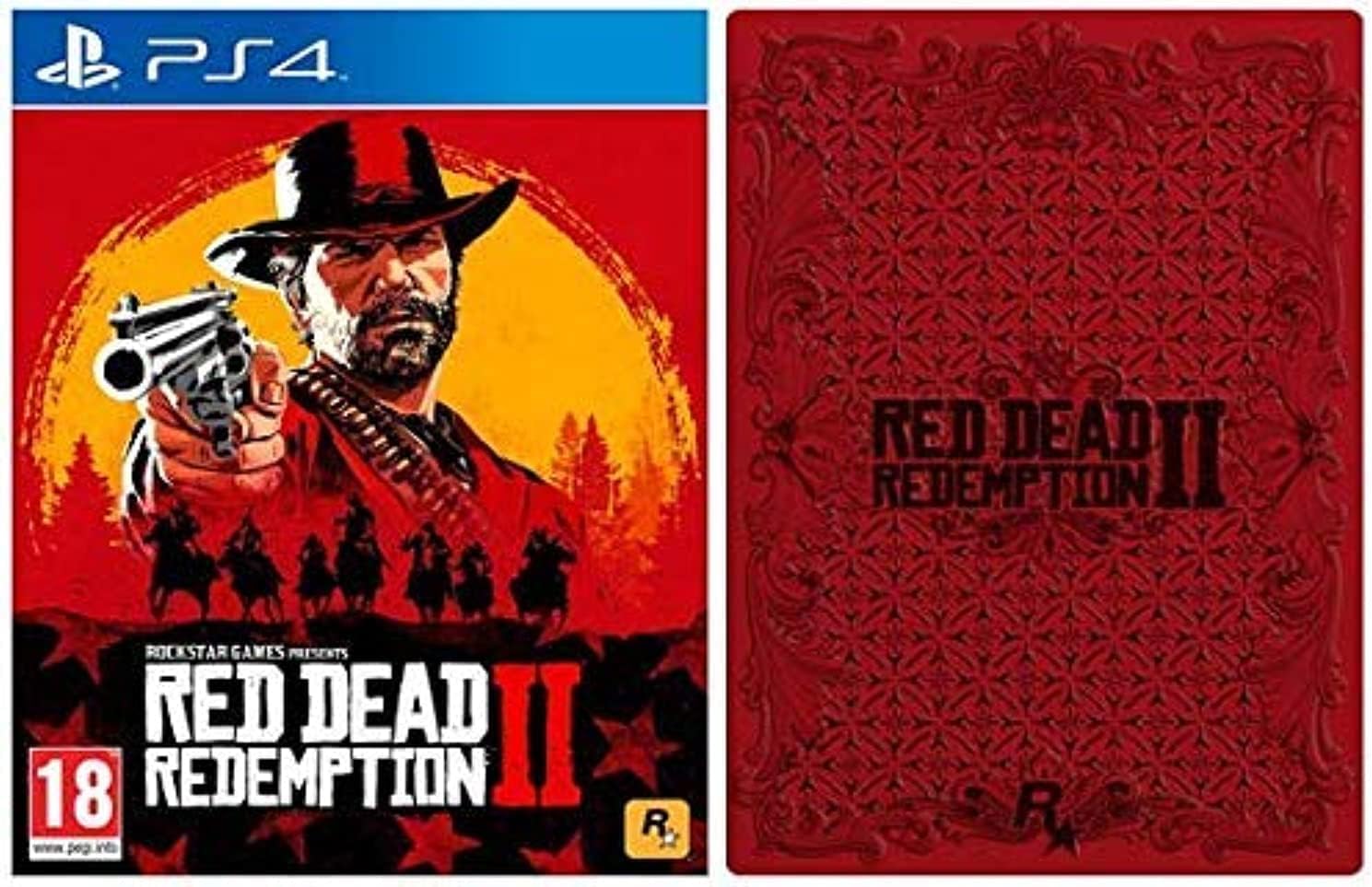 Red Dead Redemption 2 with Collectible SteelBook (Exclusive to Amazon.co.uk) (PS4)