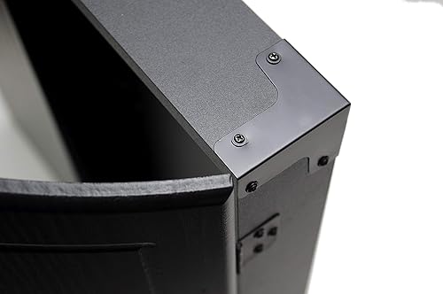 Miniatura 4 de HAN'S DELTA - Juego de gabinete de diana de cerdas profesionales, refuerzo de esquina de metal, punta de acero regulador, incluye 6 dardos y