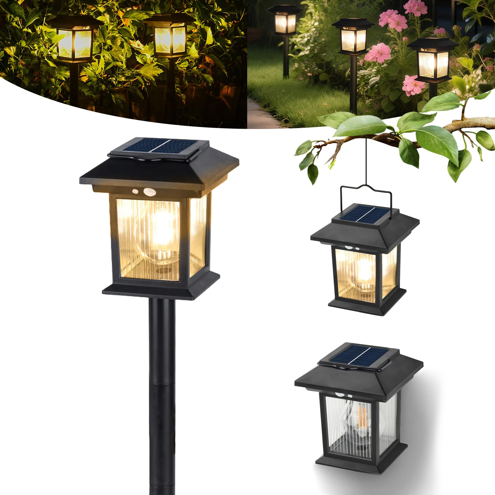 Amazon.co.jp: ソーラーライト 屋外 人感センサー 2個セット ガーデン