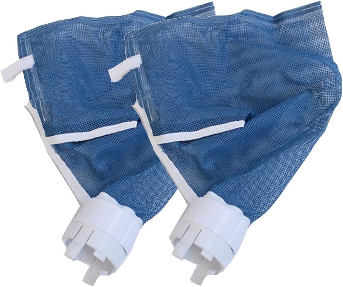 ATIE 360/380 Pool Cleaner Leaf Bag 9-100-1012 with Netting Holes Replacement for Zodiac Polaris 360/380 Pool Cleaner Great for Picking Up Leaves, Acorns, Twigs During Leaves-Falling Season (2 Pack) 2-PACK