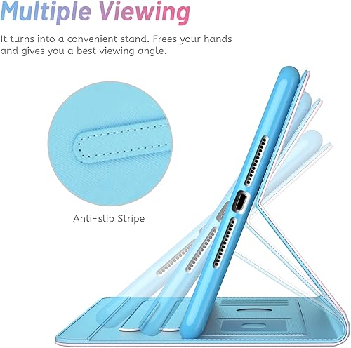 Miniatura 5 de Dteck - Funda para iPad Mini 2, iPad Mini 3, cuero sintético, función atril, función de encendido y apagado automático, Apple iPad Mini 321