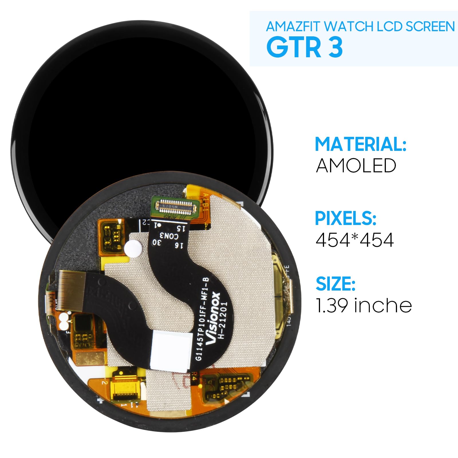 Amazon.com: Screen Replacement for Amazfit GTR 3 1.39