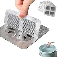 Vista 1 de Protector de drenaje de ducha de baño, calcomanías desechables para drenaje de pelo, cubierta de drenaje de ducha desechable, cubierta de malla