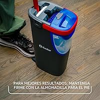 Vista 16 de O-Cedar H2prO Sistema de trapeador plano Herramienta de limpieza rápida Limpia con agua limpia Mopa de microfibra reutilizable y lavable a