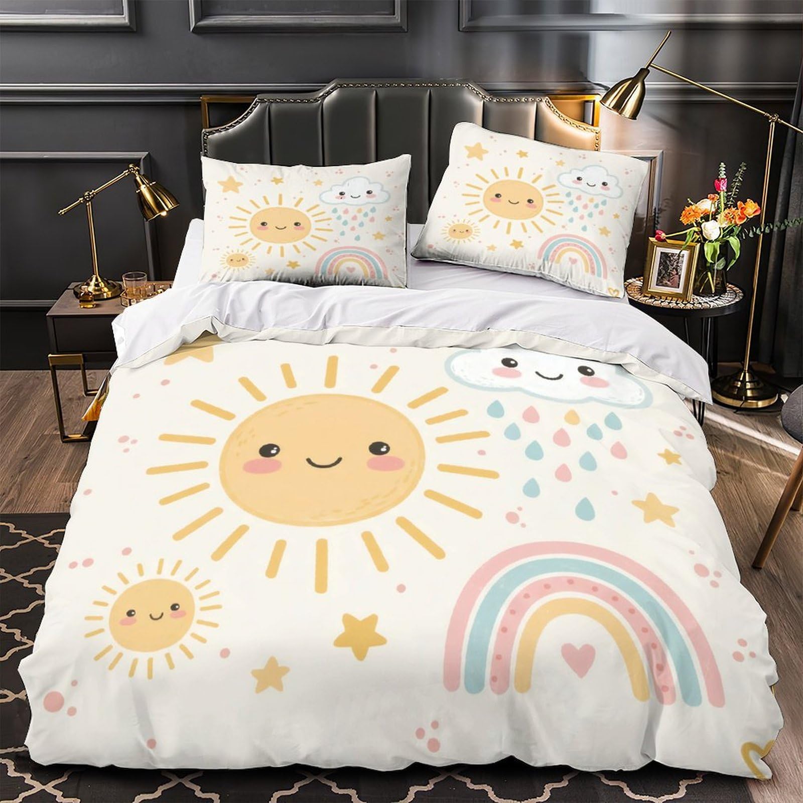 Housse de couette zippée 140x200cm pour en finir avec les couettes qui glissent la nuit