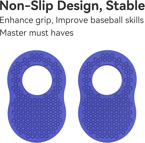 Miniatura 5 de Paquete de 2 protectores de pulgar de béisbol para bateadores profesionales, ayuda de entrenamiento de swing de bateo, protector de pulgar de