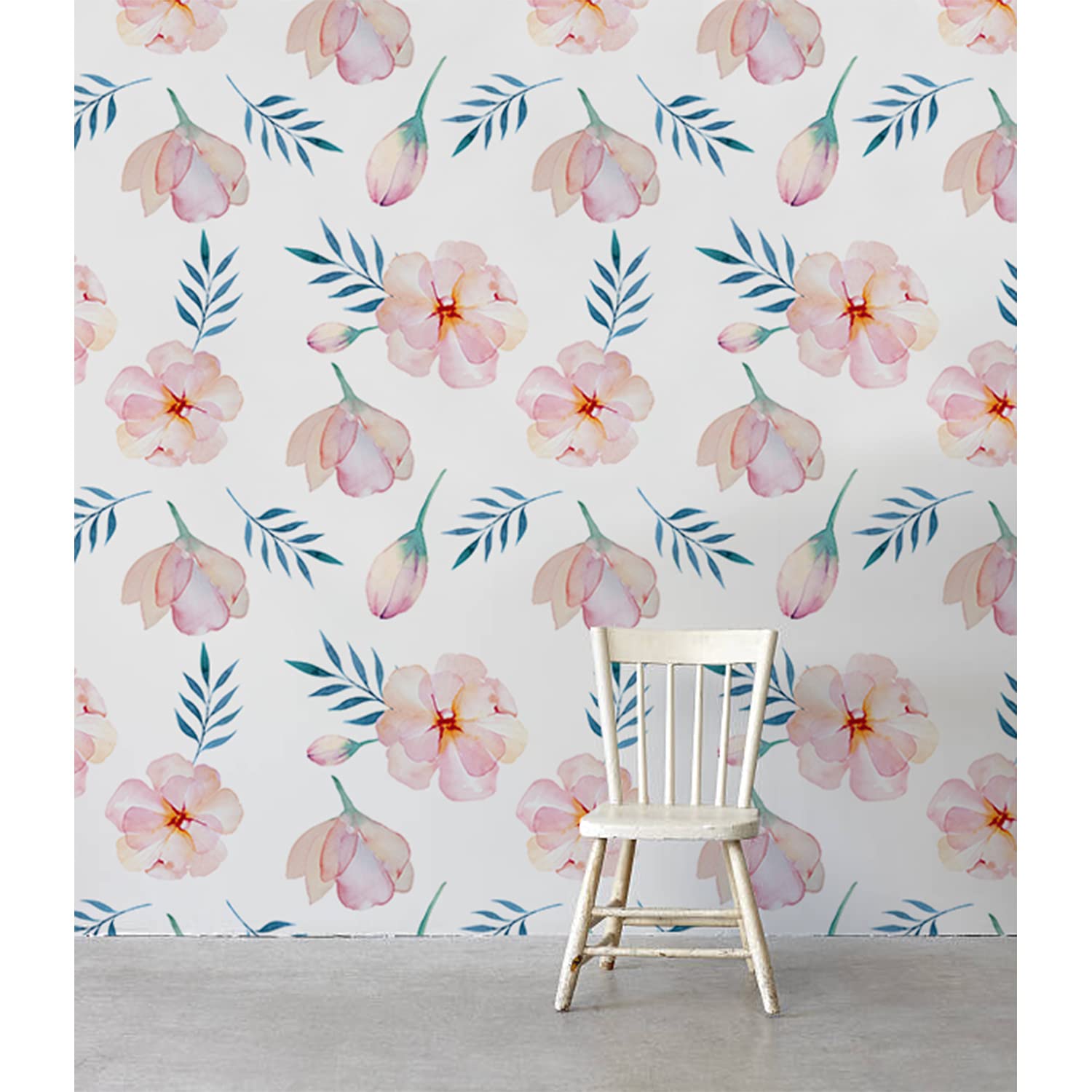 Fotomural autoadhesivo de pétalos lavable para decorar sin obras