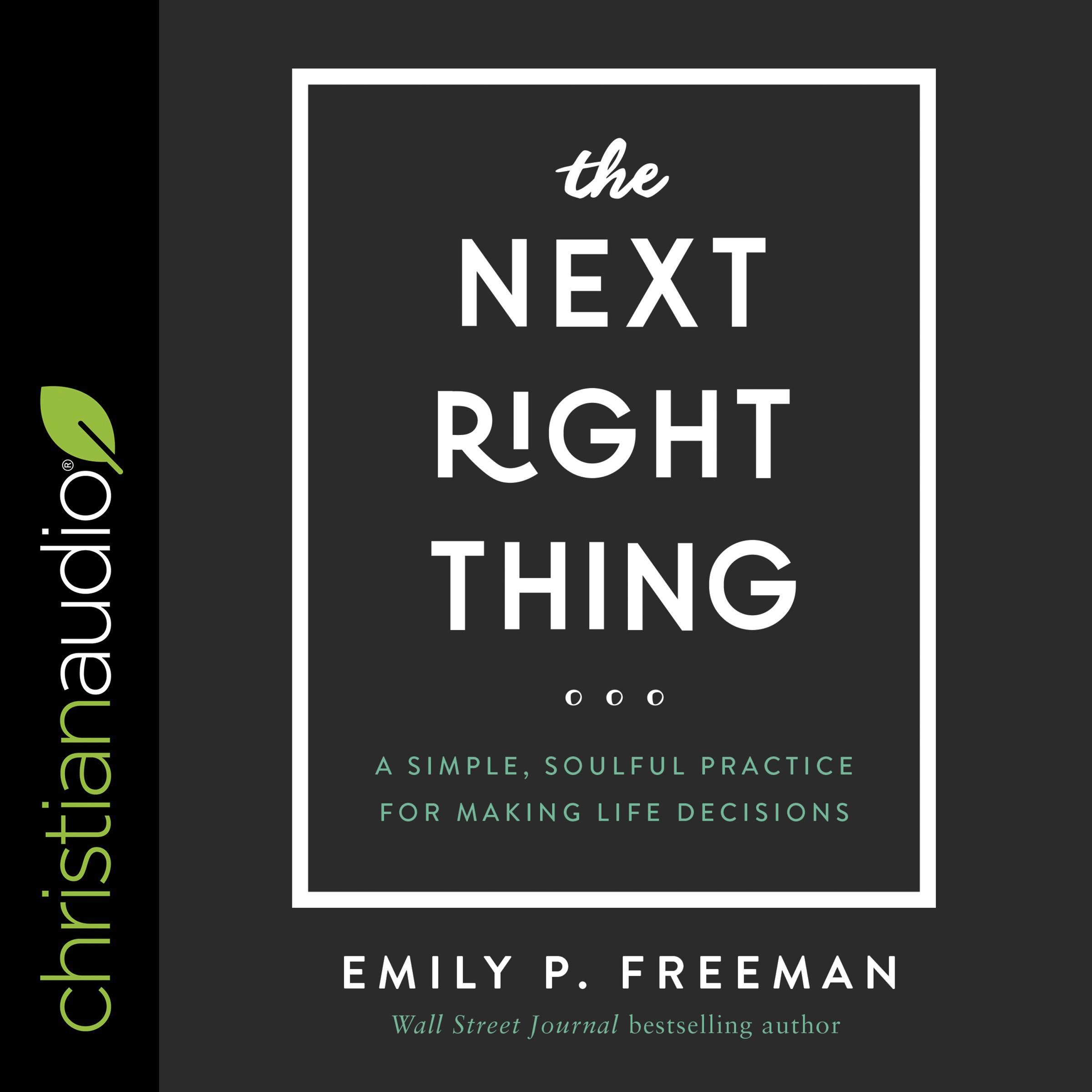 Cover art for The Next Right Thing