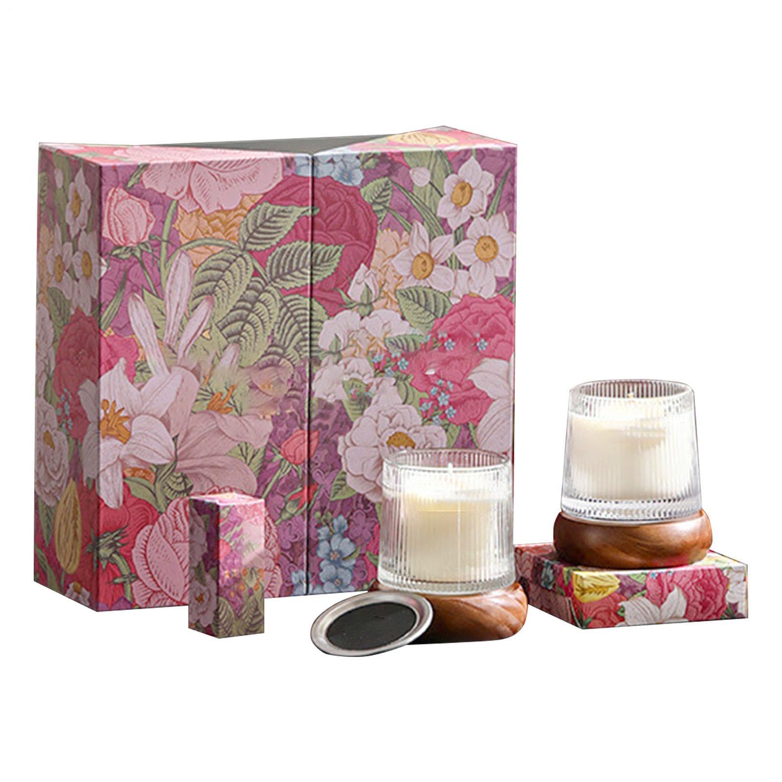 Duftkerzen Set Natürliche pflanzliche Ästhetik, sichere Anwendung