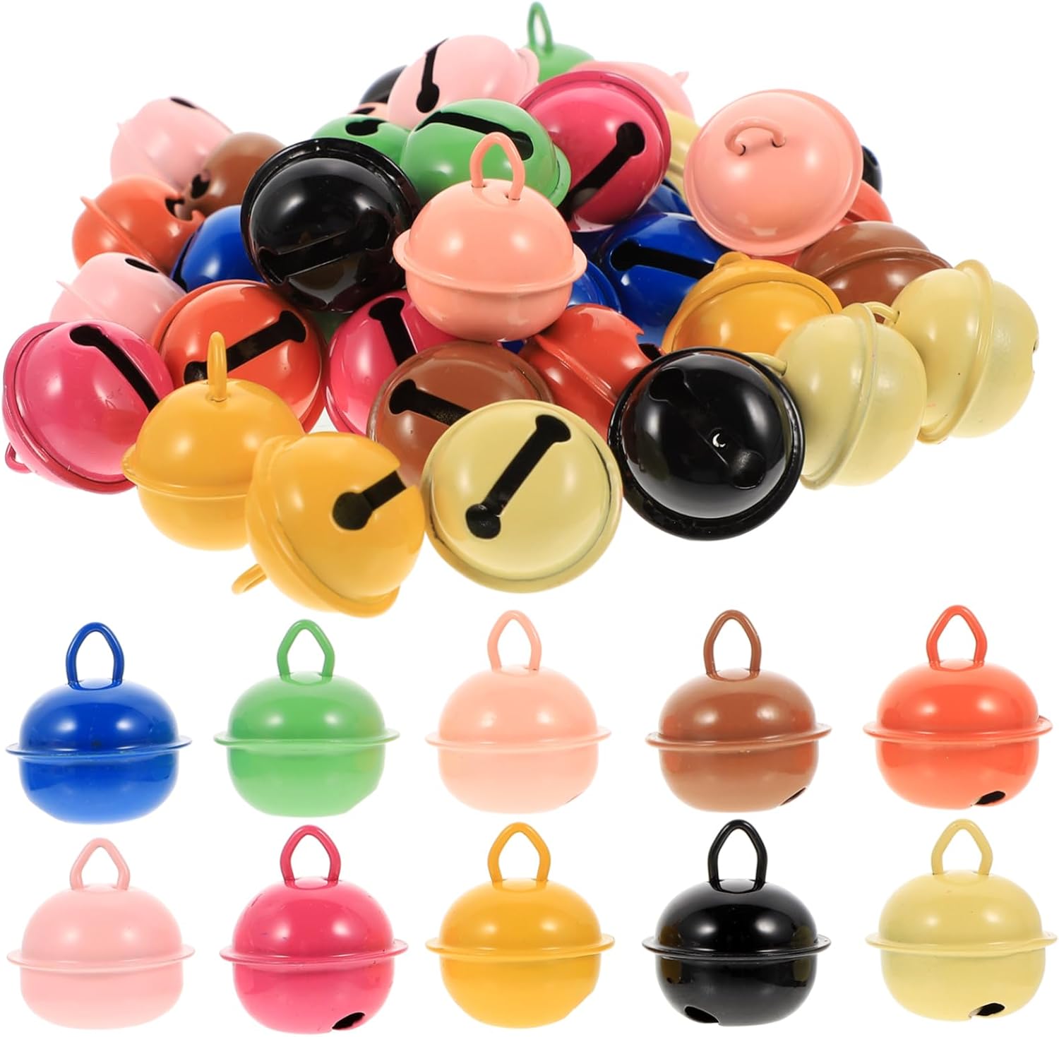 SHINEOFI 200pcs for Christmas Decor Multi-Function Craft Bells for Projects Festive Ornaments and Pet Accessories