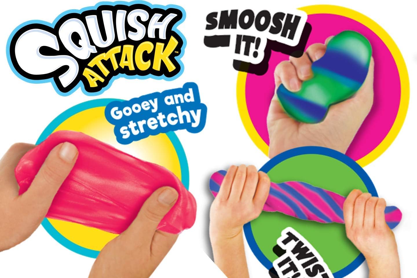 JA-RU Orbit Ball – Stretchy Fidget Dough Ball (1 Pack) Squishy Stress Ball for Kids, Sensory Stress Relief Toy, Space Themed Party Favors, Classroom Prizes, & Goodie Bag Stuffers. 5558-1A