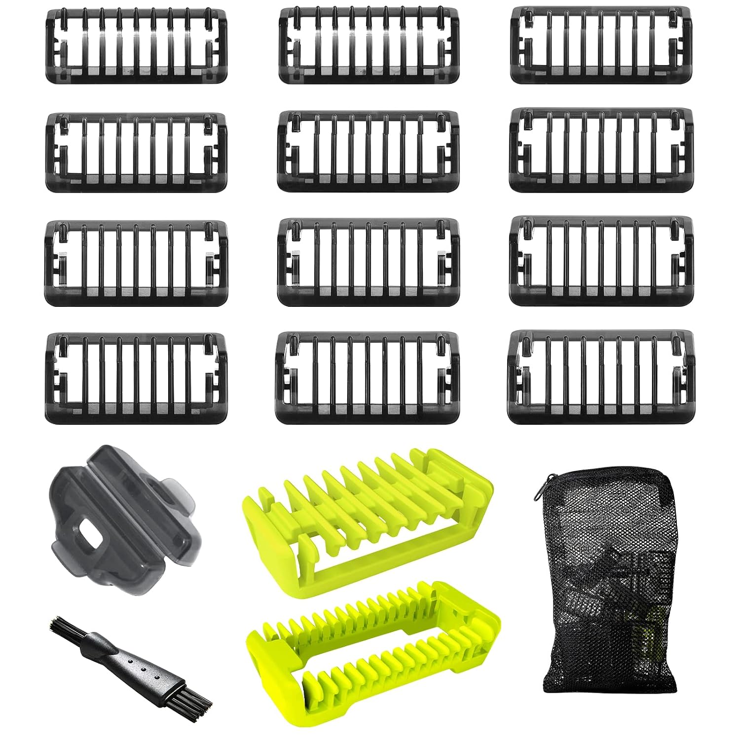 Norelco Trimmer Guide Comb Set - 17 Pack for Precision Grooming